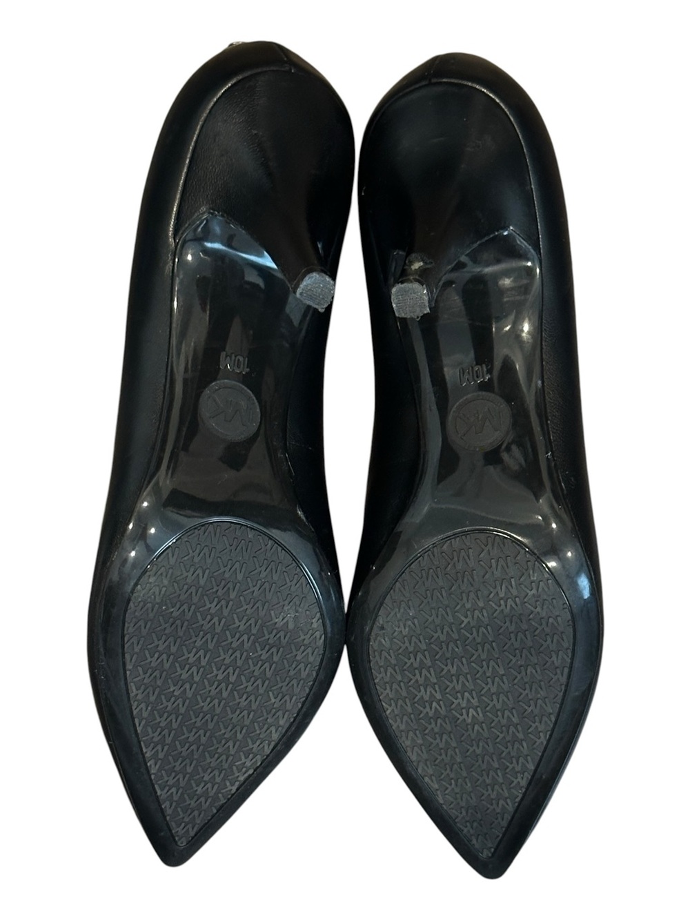 MICHAEL Michael Kors Pointed Toe Leather Pumps in Classic Black Women’s 10 - Picture 6 of 8